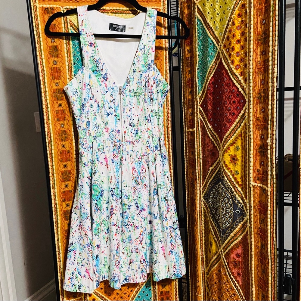 GUESS BRIGHT COLORFUL DRESS